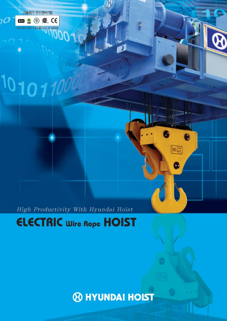 polipastos electricos hyundai cable