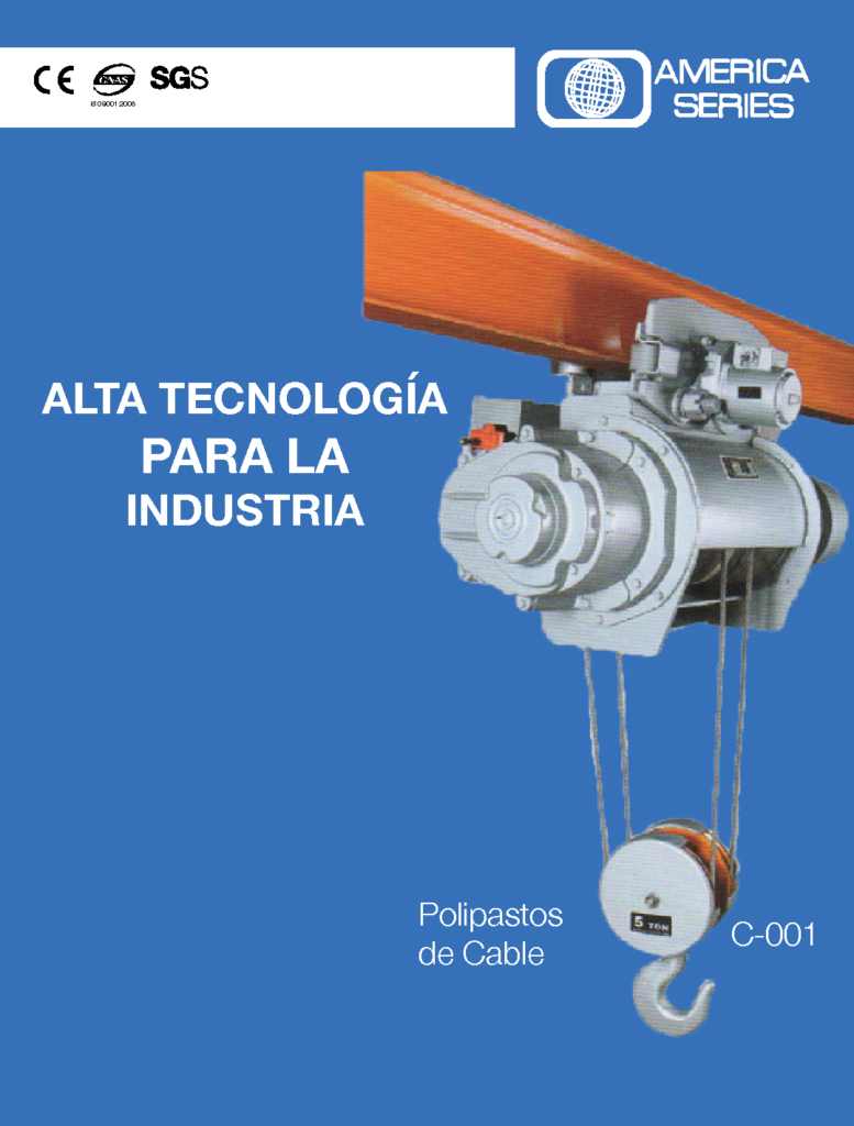 polipastos america series cable