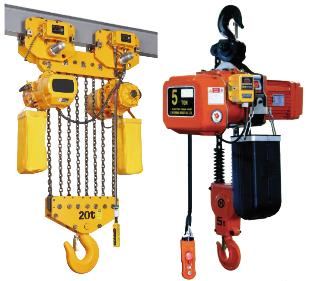 polipastos de cadena america series y hyundai